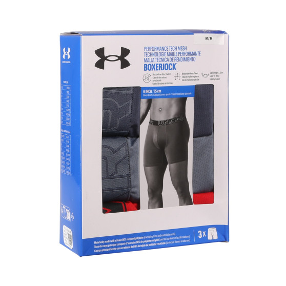 3PACK Boxers para homem Under Armour multicolorido (1383884 044)