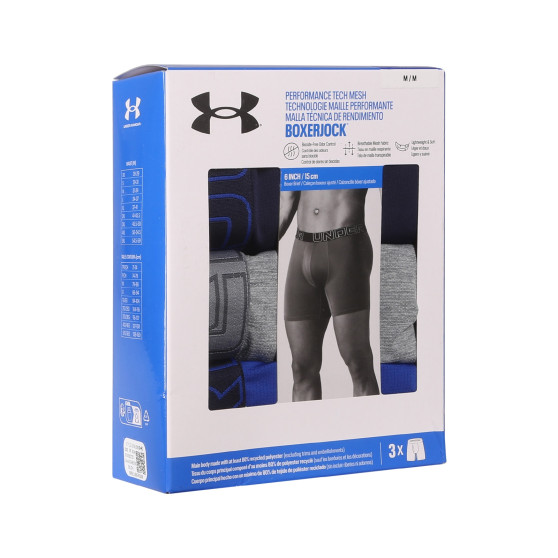 3PACK Boxers para homem Under Armour multicolorido (1383884 410)