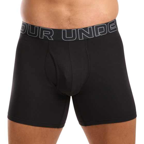 3PACK Boxers para homem Under Armour preto (1383889 001)