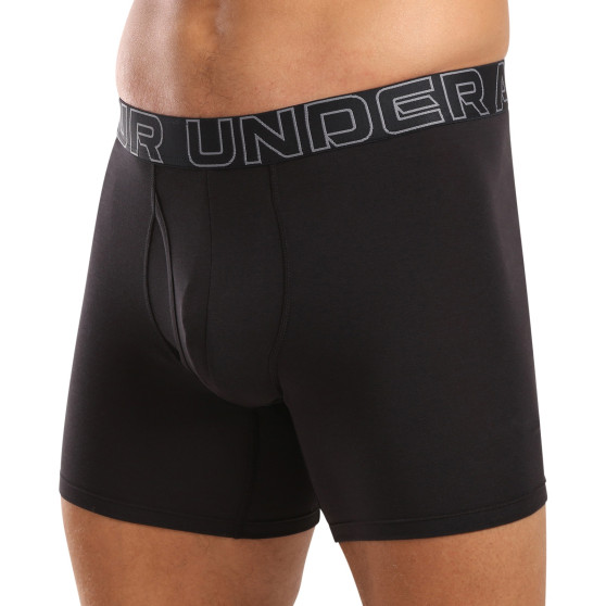 3PACK Boxers para homem Under Armour preto (1383889 001)