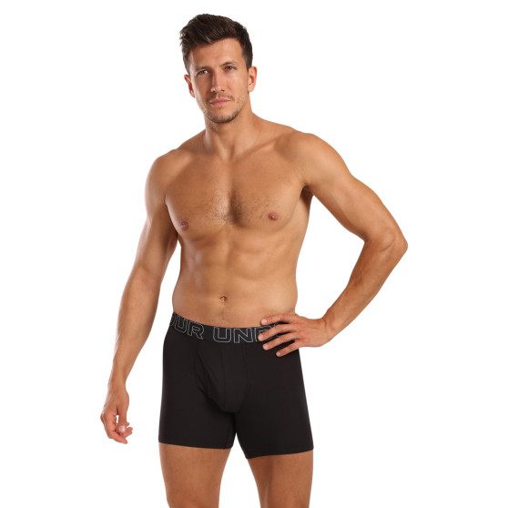 3PACK Boxers para homem Under Armour preto (1383889 001)