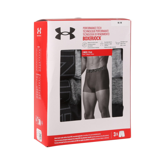 3PACK Boxers para homem Under Armour multicolorido (1383882 035)