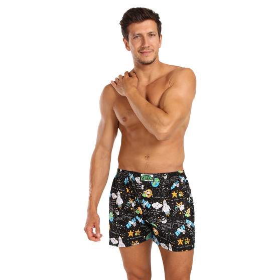 3PACK Boxers para homem Styx arte clássica borracha multicolorido (3A16489)