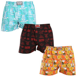 3PACK Boxers para homem Styx arte clássica borracha multicolorido (3A16477)