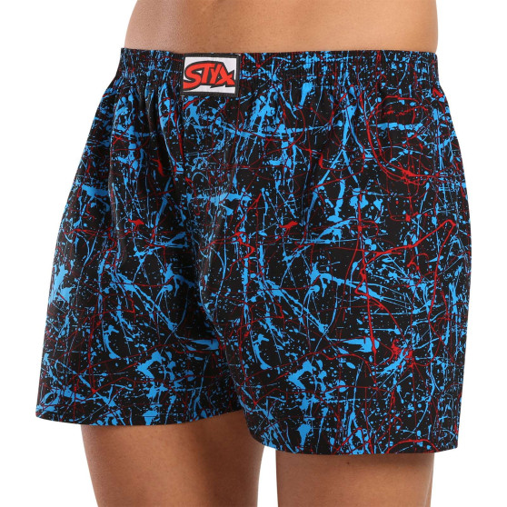 3PACK Boxers para homem Styx arte clássica borracha multicolorido (3A14703)