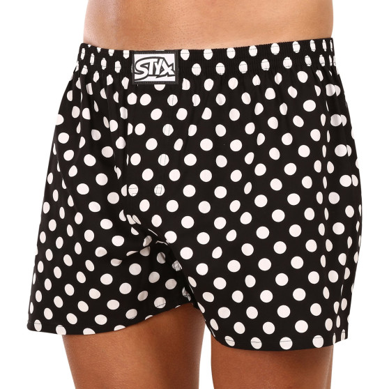 3PACK Boxers para homem Styx arte clássico borracha tamanho grande multicolorido (3E11860)