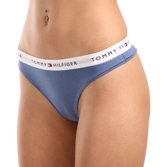 Tanga para mulher Tommy Hilfiger azul (UW0UW03835 C4Q)