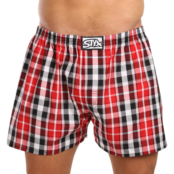 Boxers para homem Styx clássico de borracha superdimensionado multicolorido (E1035)