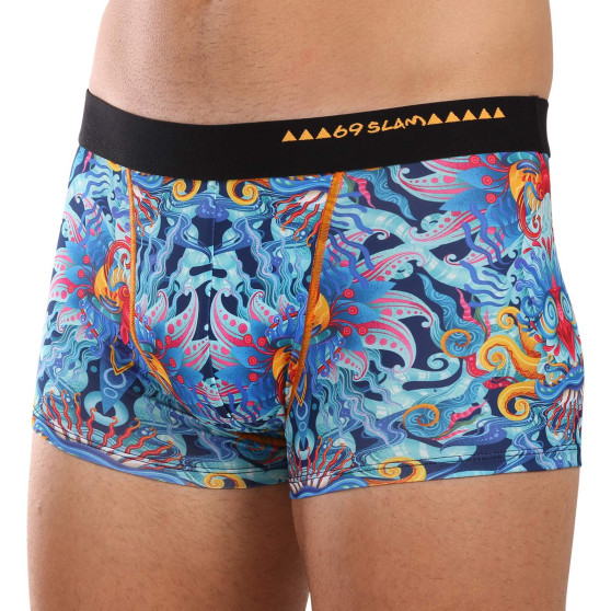 69SLAM Calções boxer para homem Hip BLUE HABITAT (MSYBUH-PO)