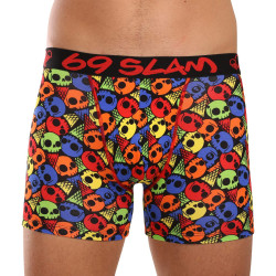 69SLAM Calções boxer para homem em bambu SKULL CONE (MPBSKC-BB)