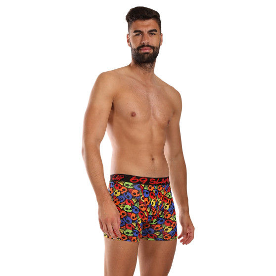 69SLAM Calções boxer para homem em bambu SKULL CONE (MPBSKC-BB)