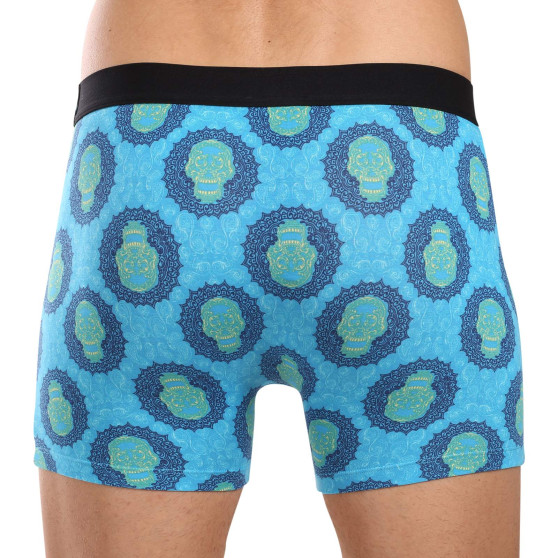 69SLAM Calções boxer para homem em bambu SKULL MANDALA (MPBSKM-BB)