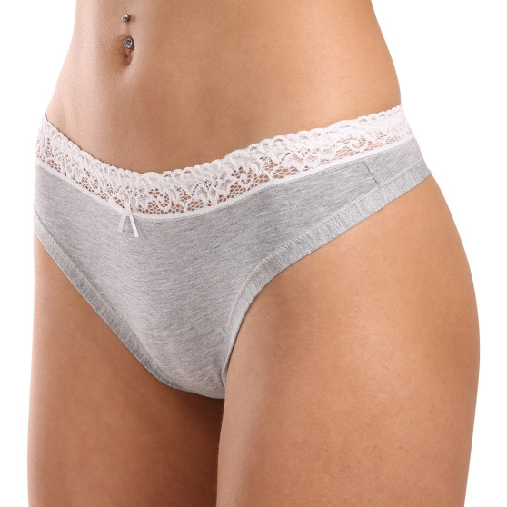 Tanga para mulher Lovelygirl cinzento (8307-grey)