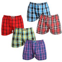 5PACK Boxers para homem Styx borracha clássica superdimensionado multicolorido (5E103135)