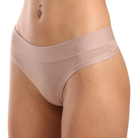 Tanga para mulher Lovelygirl bege (3678-nude)