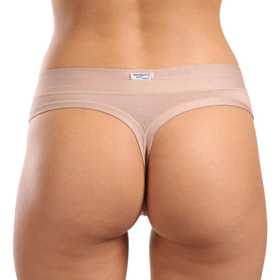 Tanga para mulher Lovelygirl bege (3678-nude)