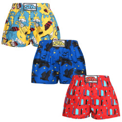 3PACK Boxers para criança Styx arte clássica borracha multicolorido (3J16909)