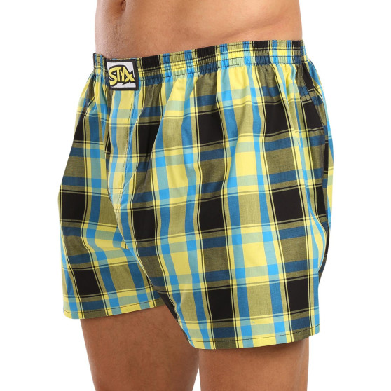 3PACK Boxers para homem Styx borracha clássica superdimensionado multicolorido (3E103133)