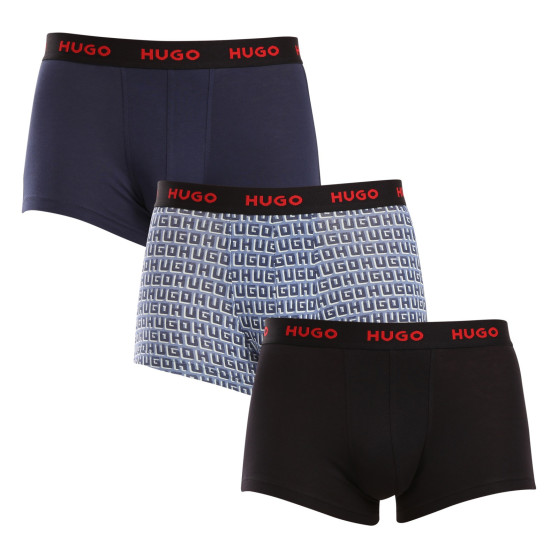 3PACK Boxers para homem HUGO multicolorido (50517894 975)