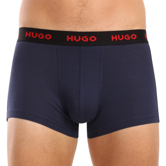 3PACK Boxers para homem HUGO multicolorido (50517894 975)