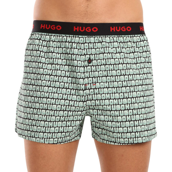 3PACK Boxers para homem HUGO multicolorido (50518079 972)