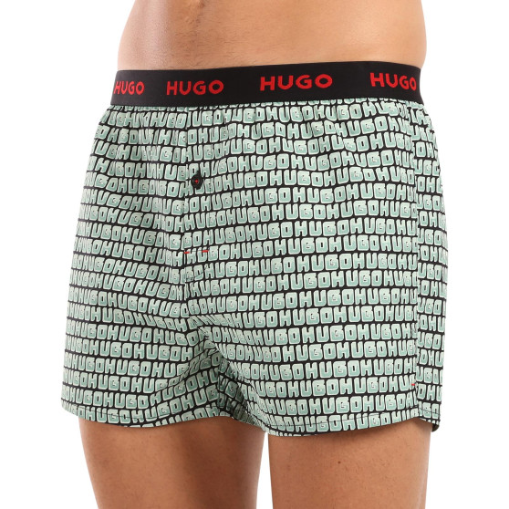 3PACK Boxers para homem HUGO multicolorido (50518079 972)