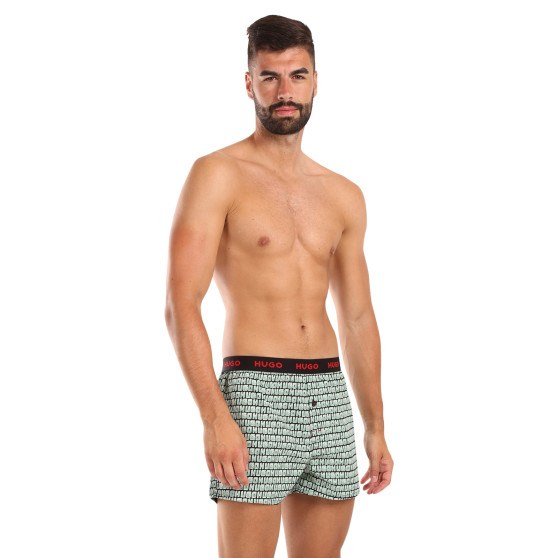 3PACK Boxers para homem HUGO multicolorido (50518079 972)