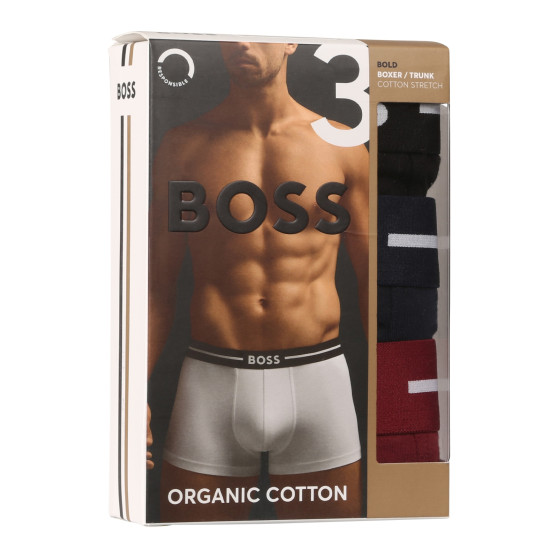 3PACK Boxers para homem BOSS multicolorido (50517833 972)