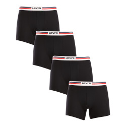 4PACK Boxers para homem Levis preto (701224292 001)