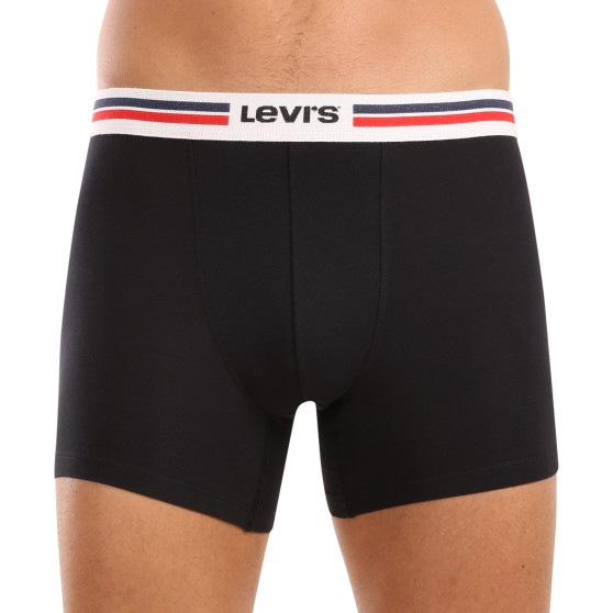 4PACK Boxers para homem Levis preto (701224292 001)