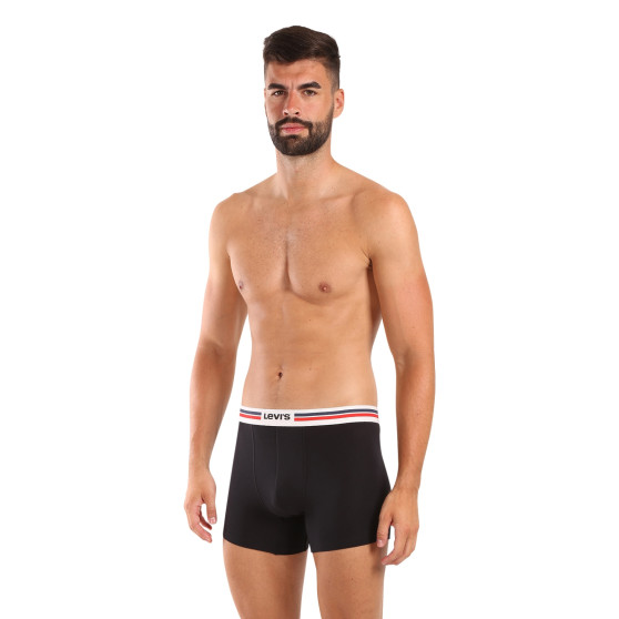 4PACK Boxers para homem Levis preto (701224292 001)