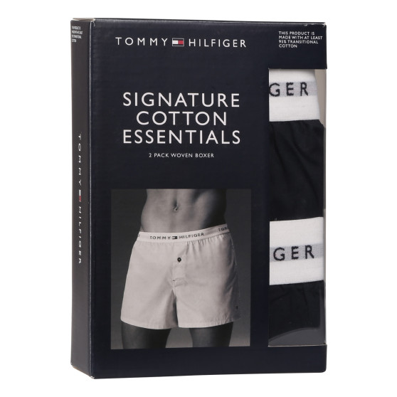 2PACK Boxers para homem Tommy Hilfiger azul (UM0UM03376 0SU)