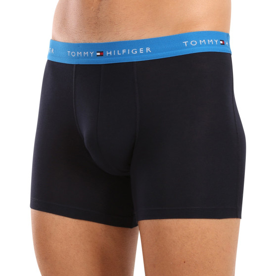 3PACK Boxers para homem Tommy Hilfiger azul escuro (UM0UM02765 0VZ)