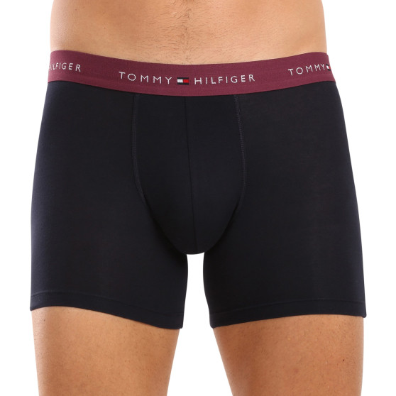 3PACK Boxers para homem Tommy Hilfiger azul escuro (UM0UM02765 0VZ)