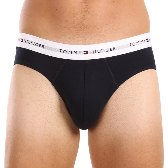 3PACK cuecas para homem Tommy Hilfiger azul escuro (UM0UM02904 0VZ)