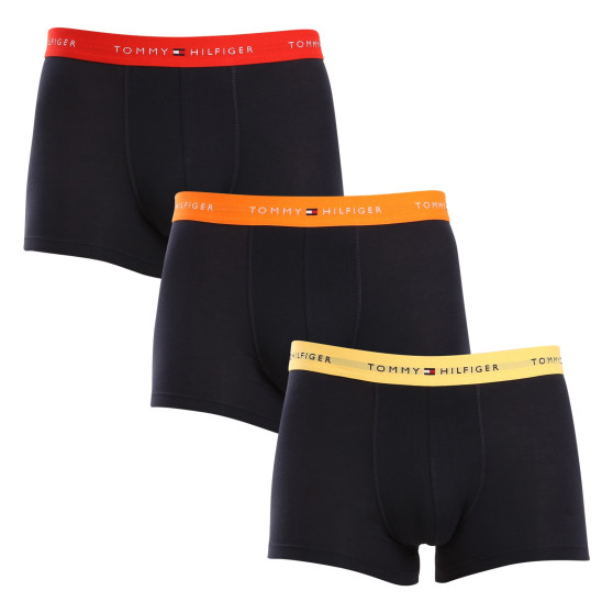 3PACK Boxers para homem Tommy Hilfiger azul escuro (UM0UM02763 0S0)