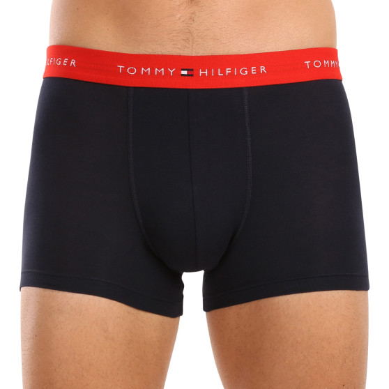 3PACK Boxers para homem Tommy Hilfiger azul escuro (UM0UM02763 0S0)