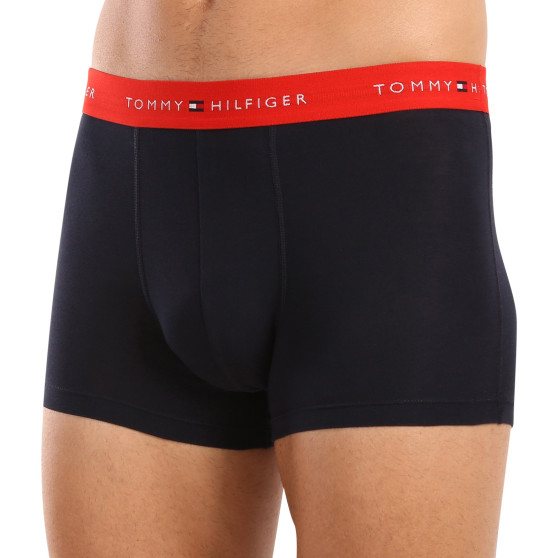 3PACK Boxers para homem Tommy Hilfiger azul escuro (UM0UM02763 0S0)