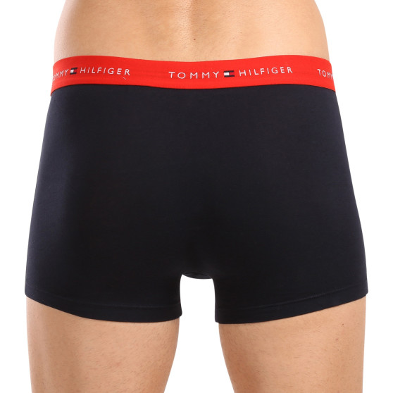 3PACK Boxers para homem Tommy Hilfiger azul escuro (UM0UM02763 0S0)