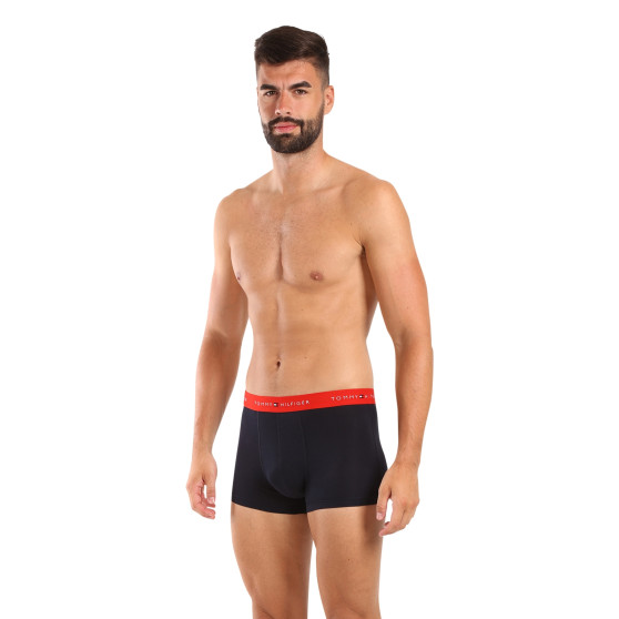 3PACK Boxers para homem Tommy Hilfiger azul escuro (UM0UM02763 0S0)