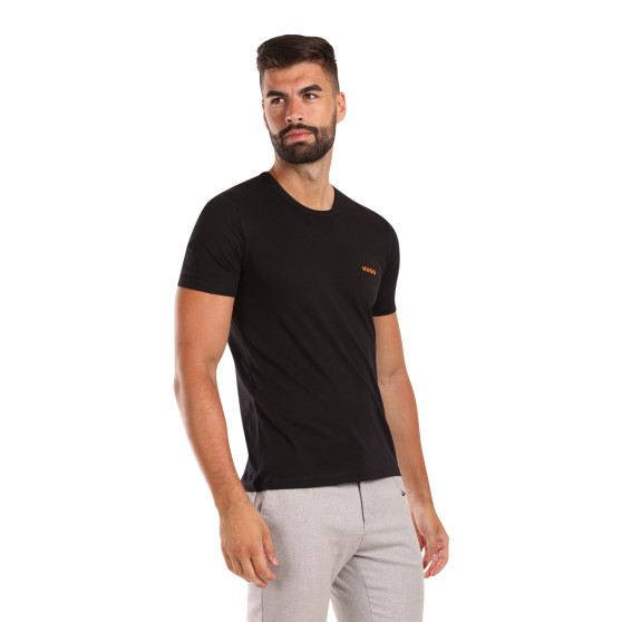 3PACK T-shirt para homem HUGO preto (50480088 965)