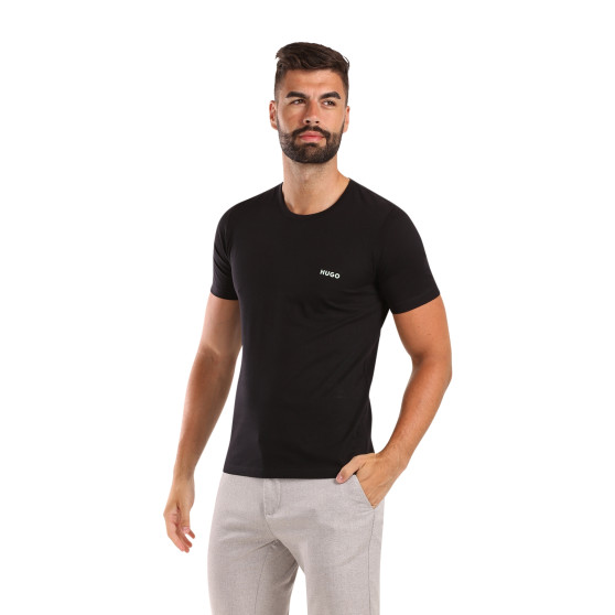 3PACK T-shirt para homem HUGO preto (50480088 965)