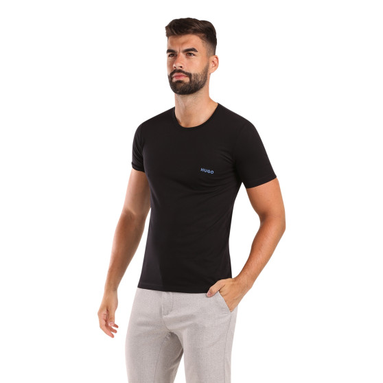 3PACK T-shirt para homem HUGO preto (50480088 965)