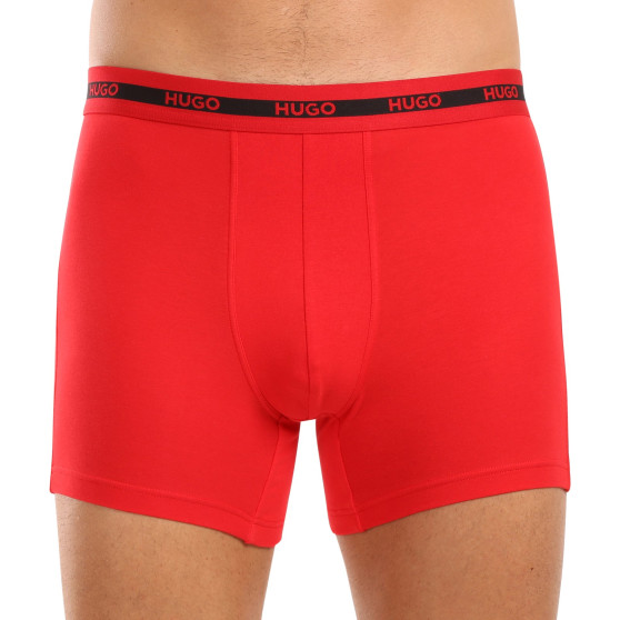 3PACK Boxers para homem HUGO multicolorido (50520475 971)