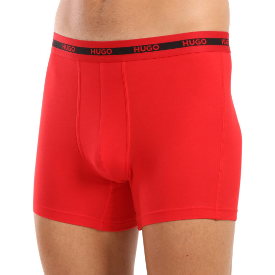 3PACK Boxers para homem HUGO multicolorido (50520475 971)