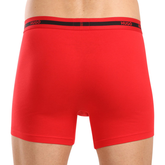 3PACK Boxers para homem HUGO multicolorido (50520475 971)