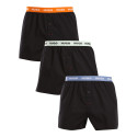 3PACK Boxers para homem HUGO preto (50518079 961)