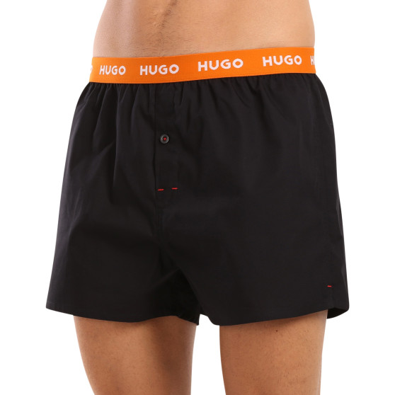 3PACK Boxers para homem HUGO preto (50518079 961)