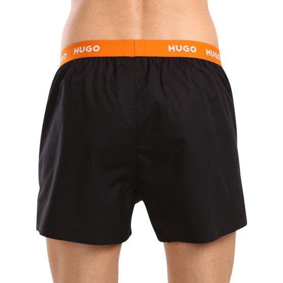 3PACK Boxers para homem HUGO preto (50518079 961)