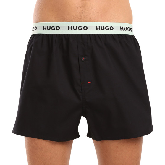 3PACK Boxers para homem HUGO preto (50518079 961)